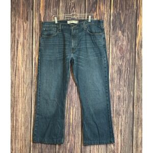 Levi's 527 Jeans Mens W38 L30 Blue Medium Wash Bootcut Denim Cotton Classic